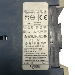 Contattore Telemecanique LC1 D80 004 125Ampere