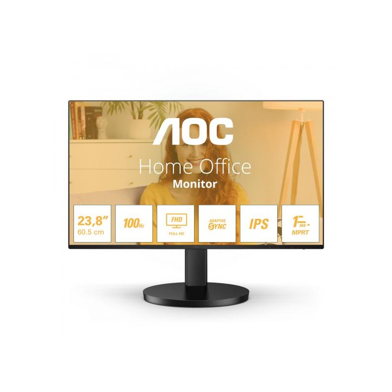 MON 23,8IPS 100HZ 1MS HDMI VGA MM AOC 16:9 24B3HA2