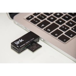 CARD READER ESTERNO USB 3.0 BK LINK MICRODSD/SD/MMC/MS/MSPRO/MSDUAL