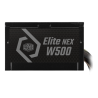 ALIMENTATORE 500W ELITE NEX WHITE 500 240V PFC ATTIVO 1-FAN 120MM