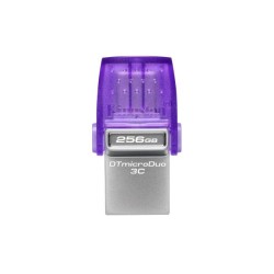 PEN DRIVE 3.2 256GB MICRO DUO 3C TYPE-C/TYPE-A 200MB/S KINGSTON