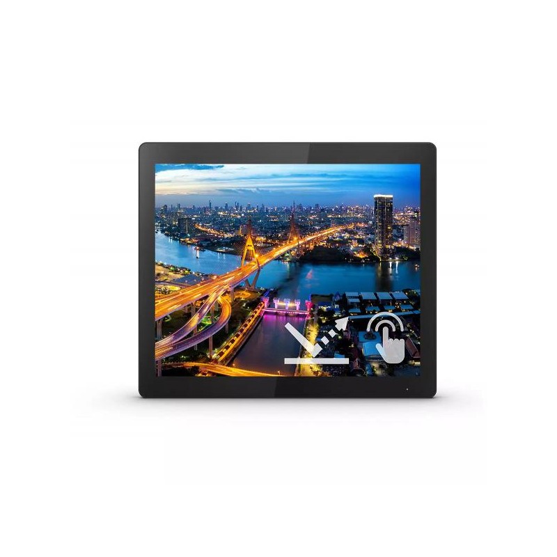 MON TOUCH 15 TN 4:3 HDMI DP DVI CC VGA IP65 H7 METAL FRAM OPEN FRAME