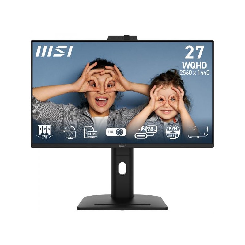 MON 27IPS WQHD BK MM PVT DOCK WEBC MSI PRO MP275QPDG 1MS 100HZ WEBCAM