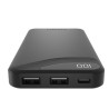 POWER BANK 10000MAH BLACK 3 DEVICE 1 USB-C 2 USB-A DISPLAY CYGNETT