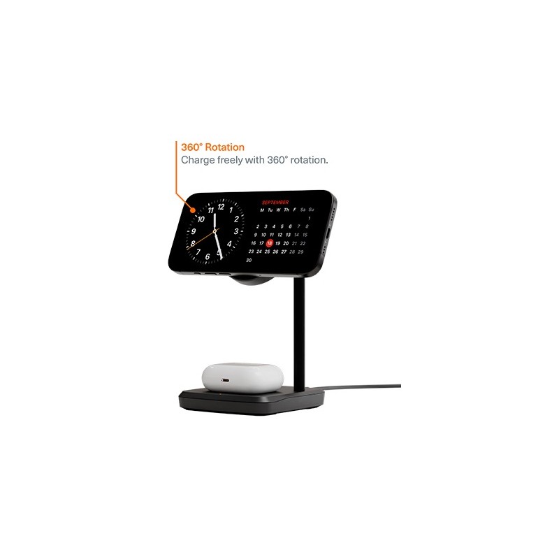 QI2 2-IN-1 CHARGEBASE 15W WIRELESS NERO