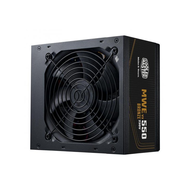 ALIMENTATORE 550W BRONZE 80+ NO MOD NO MODULARE 120MM V3 230V MWE ATX