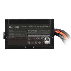 ALIMENTATORE 600W ELITE NEX WHITE 600 240V PFC ATTIVO 1-FAN 120MM