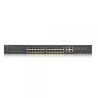 SWITCH 24P GIGABIT POE +4P DUAL GI GA NEBULA FLEX IPV6 RACK 19