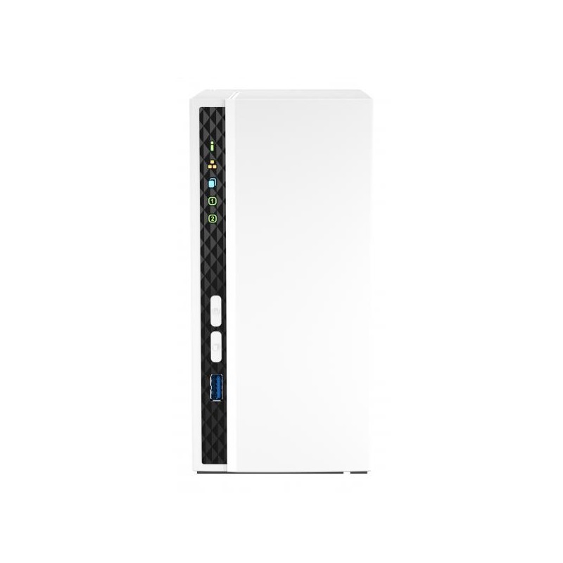 NAS QNAP 2BAY 3,51P GIGA+1P USB3.2 +1P USB2.0 2GB-CPU ARM 2.0GHZ