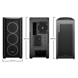 PC- Case BeQuiet Shadow Base 800 FX - schwarz