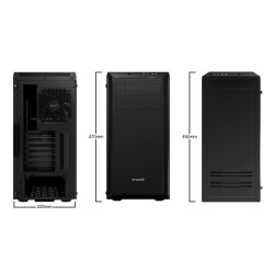 PC- Case BeQuiet Pure Base 600 Window - schwarz