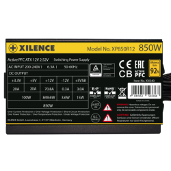 Power SupplyXilence Gaming XP850R12 850W ATX 2.52 80+ Gold XN340