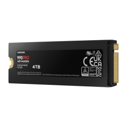 SSD Samsung 990 Pro M.2 4TB NVMe MZ-V9P4T0CW PCIe 4.0 x4 Heatsink