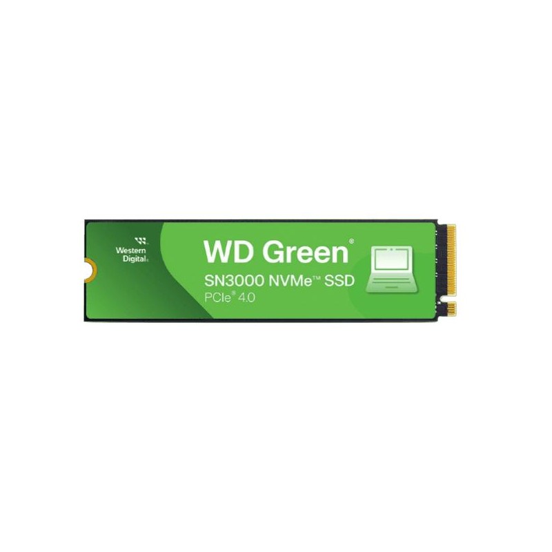 SSD WD Green 1TB SN3000 NVME M.2 PCIe 4.0 x4 WDS100T4G0E