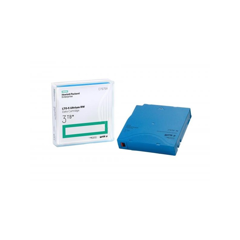 ORIGINAL HP Accessori per computer Blu C7975A LTO-5 Ultrium, 1,5 TB / 3 TB RW HP LTO-5 Ultrium 3TB RW Data Cartridge