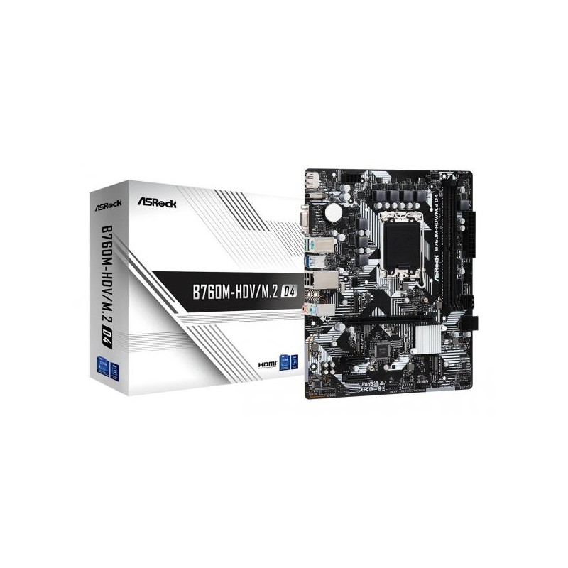 ASROCK B760M-HDV/ M.2 D4 (1700) (D)