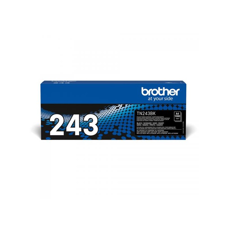 ORIGINAL Brother toner nero TN-243BK 243 ~1000 Seiten