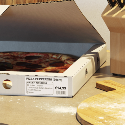 ORIGINAL Brother Etichette Nero su bianco DK-11208 etichette in carta per indirizzi, 38x90 mm bianco 400 et./ruolo