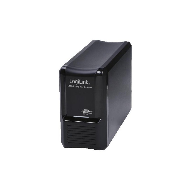 HDD Geh?use LogiLink Speichergeh?use 3,5 SATA USB 3.0 2-Bay Raid UA0154A