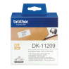 ORIGINAL Brother Etichette Nero su bianco DK-11209 etichette in carta per indirizzi, 29x62 mm bianco 800 et./ruolo