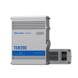 Teltonika TSW200 8-port Switch 8x10/100/1000 + 2xGigabit SFP
