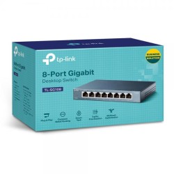 TP-Link Switcher Desktop 8-port 10/100M/1000M TL-SG108