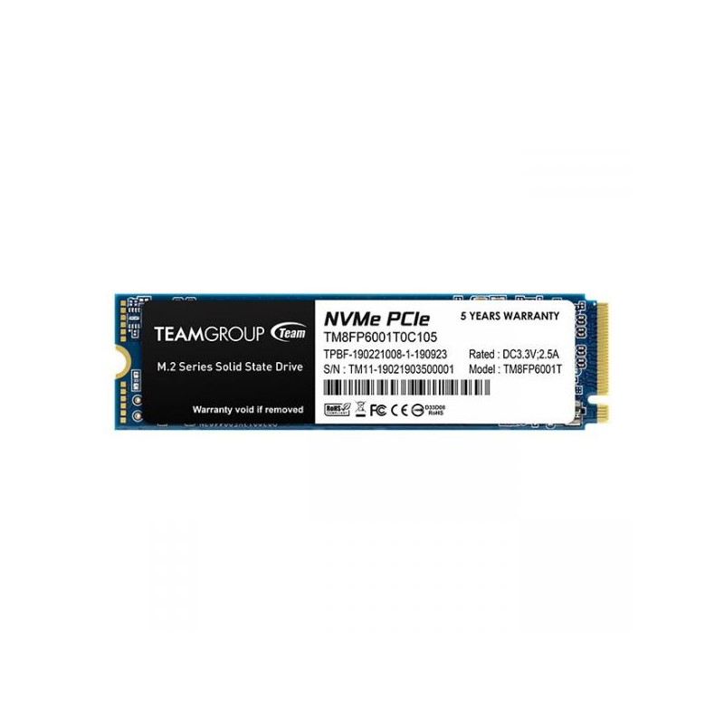 SSD Teamgroup 1TB MP33 PCIe M.2 TM8FP6001T0C101 PCIe 3.0 x4 NVME