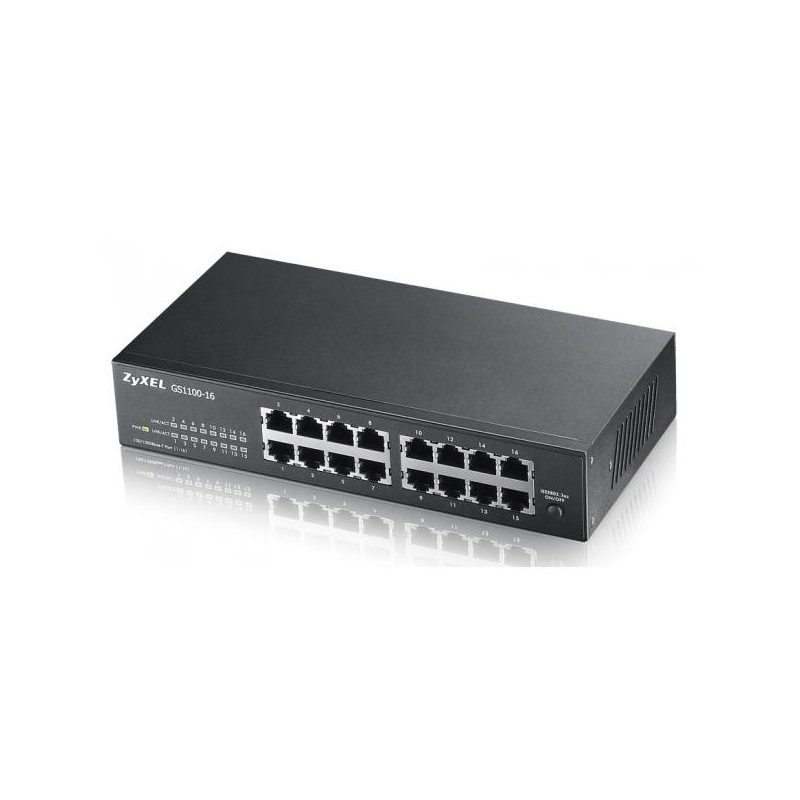 Zyxel Switch 16-port 10/100/1000 GS1100-16-EU0103F