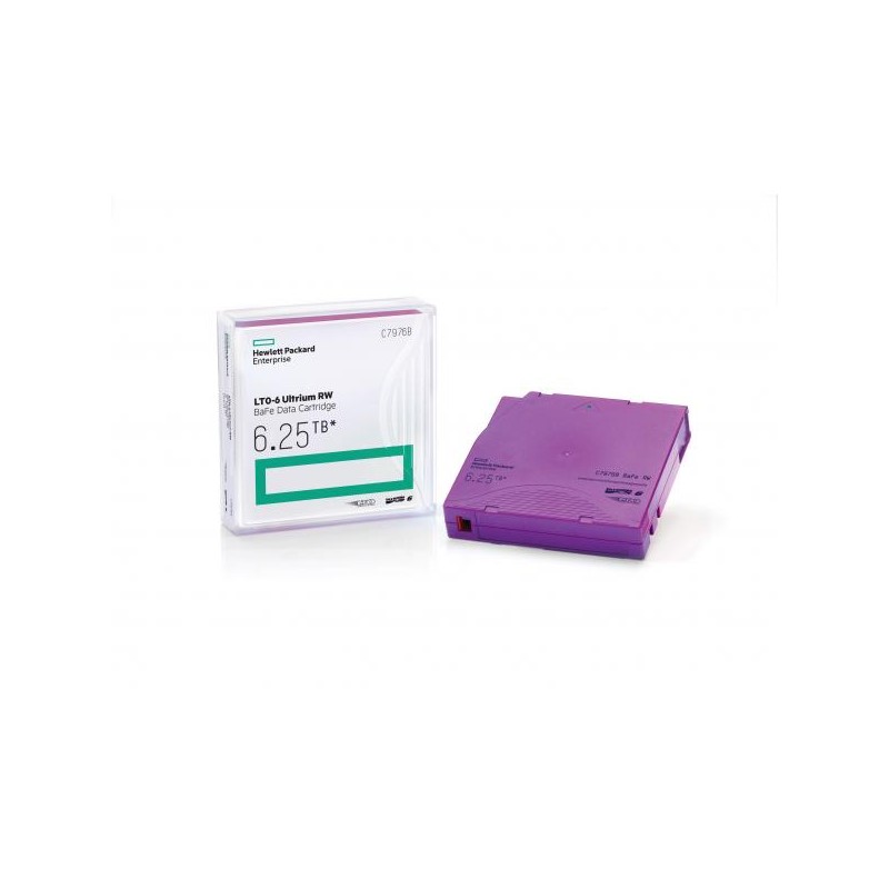 ORIGINAL HP Accessori per computer C7976A LTO-6 Ultrium 2.5/6,25TB Cartridge HP LTO-6 Ultrium 6.25TB MP RW Data Cartridge