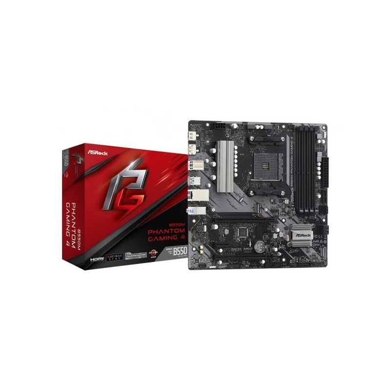 ASROCK B550M Phantom Gaming 4 (AM4) (D)