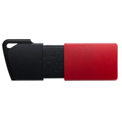 PEN DRIVE 3.2 128GB TYPE-A EXODIA M BLACK/RED KINGSTON CAPPUCCIO REMOVI