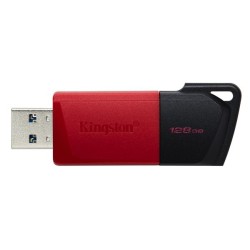 PEN DRIVE 3.2 128GB TYPE-A EXODIA M BLACK/RED KINGSTON CAPPUCCIO REMOVI