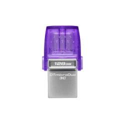 PEN DRIVE 3.2 128GB MICRO DUO 3C TYPE-C/TYPE-A 200MB/S KINGSTON