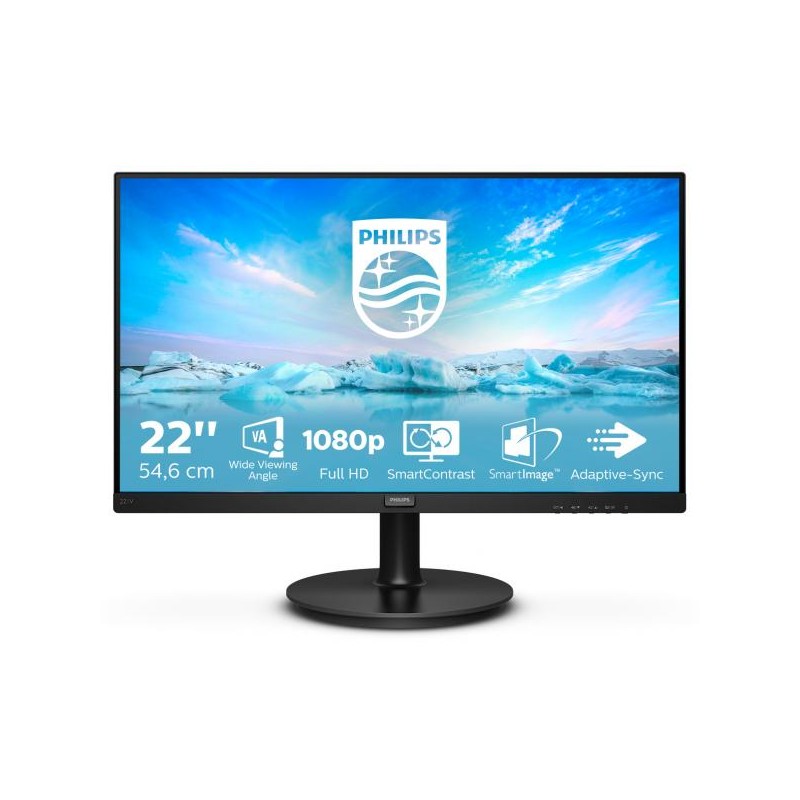 MON 21,5VA VGA HDMI VESA MM PHILIPS 221V8A/00 16:9 4000:1 4MS