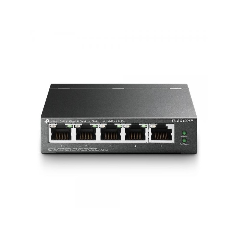 SWITCH 5P GIGABIT DI CUI 4P POE 56W POE POWER SUPPLY