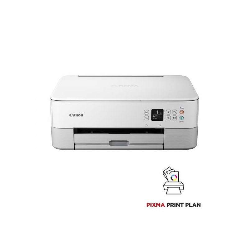 MF INK COL A4 WIFI F/R 13PPM CANON PIXMA TS5351I WHITE SCAN FLAT