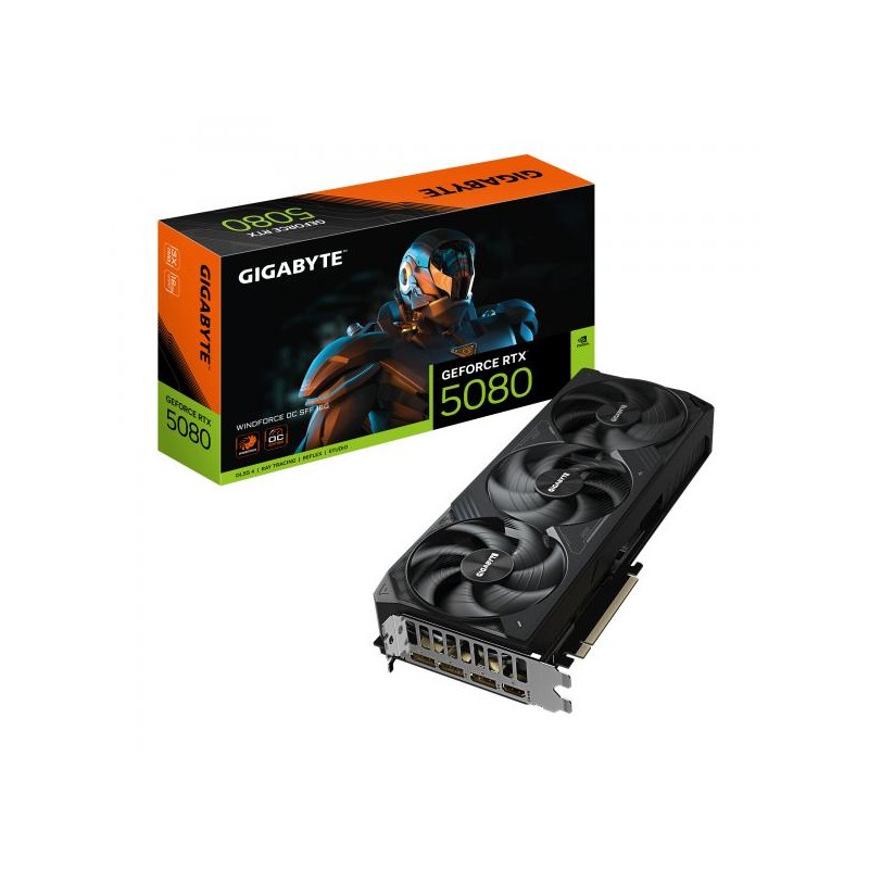 VGA Gigabyte GeForce? RTX 5080 16GB WINDFORCE SFF