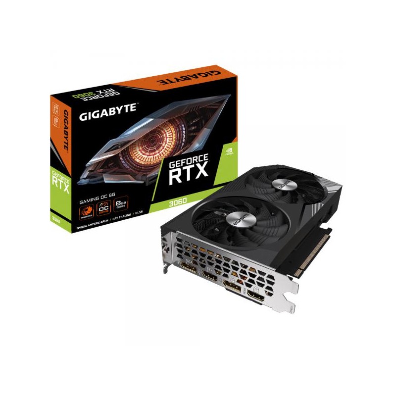 VGA Gigabyte GeForce? RTX 3060 8GB Gaming OC 2.0