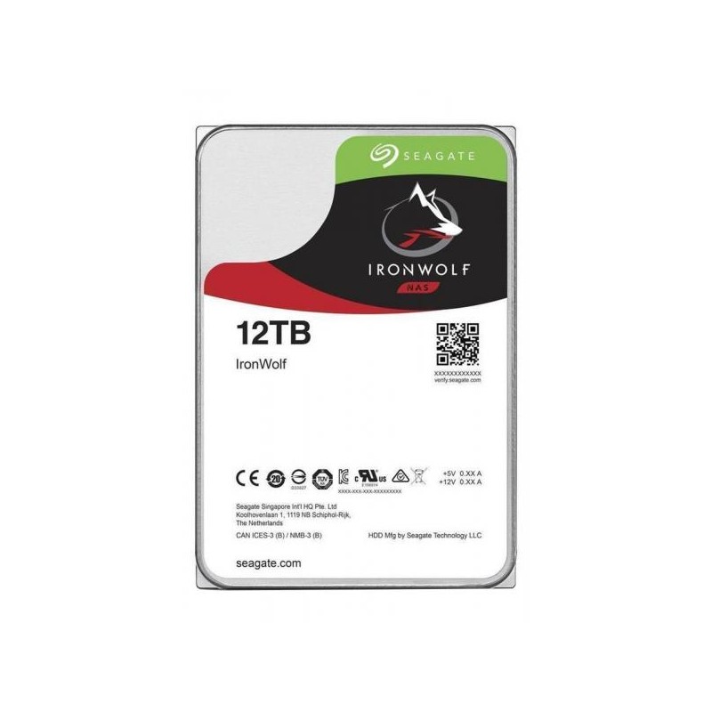 HDD Seagate IronWolf NAS ST12000VN0008 12TB Sata III 256MB (D)