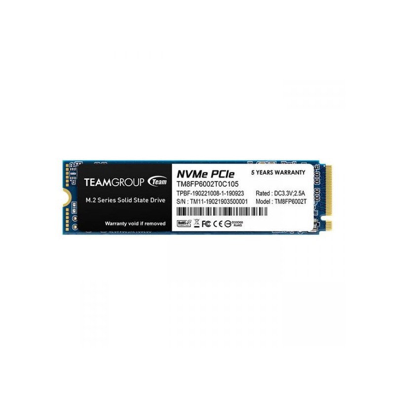 SSD Teamgroup 2TB MP33 PCIe M.2 TM8FP6002T0C101 PCIe 3.0 NVME