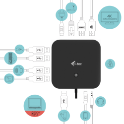 I-tec USB-C Docking Station USB 3.1 Gen 2 Thunderbolt 3