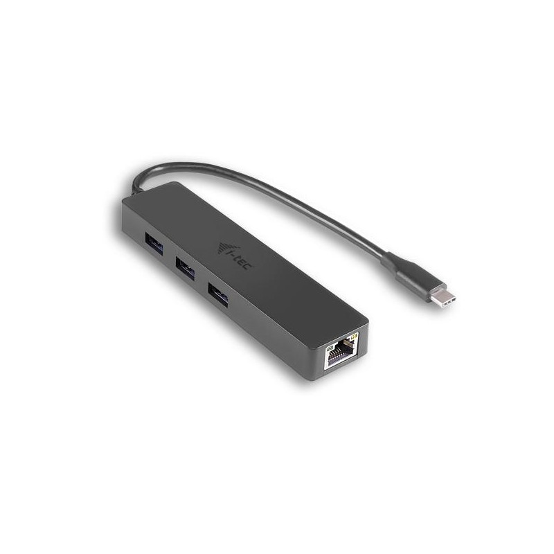 I-tec USB-C Slim HUB 3-Port mit Gigabit Ethernet Adapter