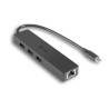 I-tec USB-C Slim HUB 3-Port mit Gigabit Ethernet Adapter
