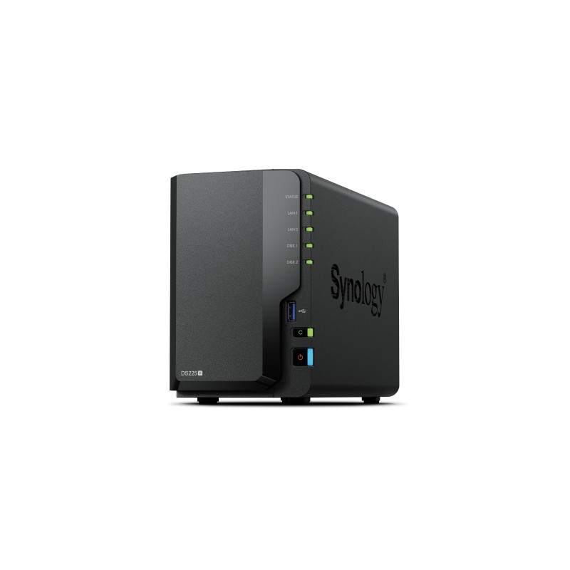 NAS SYNOLOGY DS225+ 2HD 3.5/2.51P LAN RJ45/1GBE/2P USB3.0