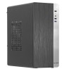 CASE MINI-TOWER NO PSU QUARTZ Q100 2USB3 0,6MM SPCC MATX MITX BLACK