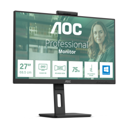 MON 27IPS QHD HDMI DP MM PIVOT AOC Q27P3CW WEBCAM REG ALTEZZA USBC