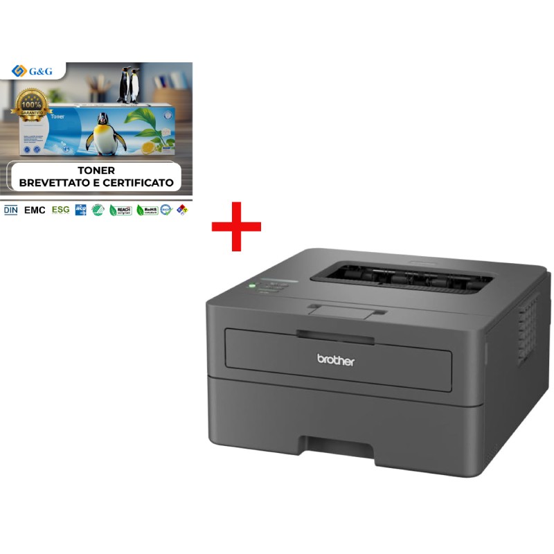 STAMP LAS B/N A4 WIFI F/R 32PPM BROTHER HLL2445DW + KIT TONER