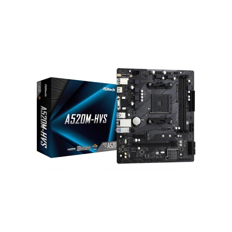 ASROCK A520M-HVS (AM4) (D)