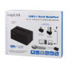 HDD Dockingstation LogiLink Quickport USB 3.1 Gen 2 1-Port f?r 2,5/3,5 SATA HDD/SSD QP0027