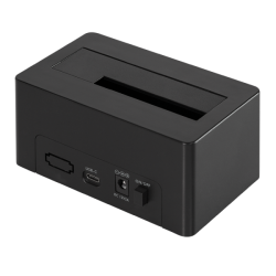 HDD Dockingstation LogiLink Quickport USB 3.1 Gen 2 1-Port f?r 2,5/3,5 SATA HDD/SSD QP0027